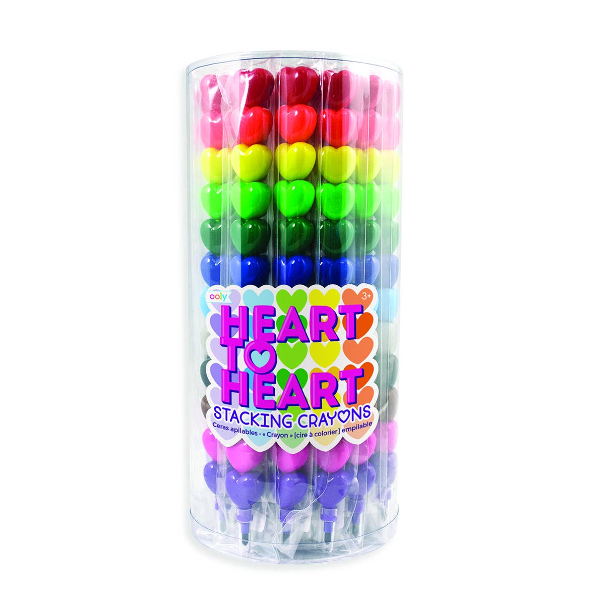 Heart to Heart Stacking Crayons - - Einstein's Attic