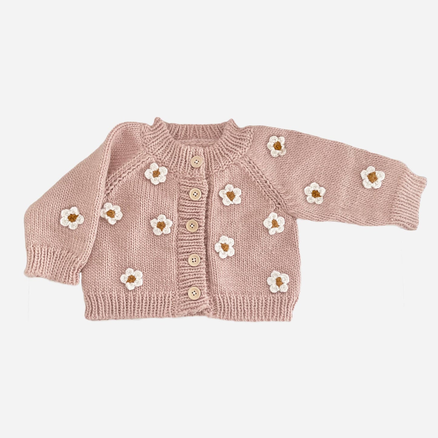 Flower Cardigan, Blush | Kids and Baby Apparel Sweater