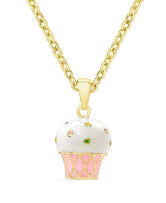 3D Cupcake Pendant - Einstein's Attic