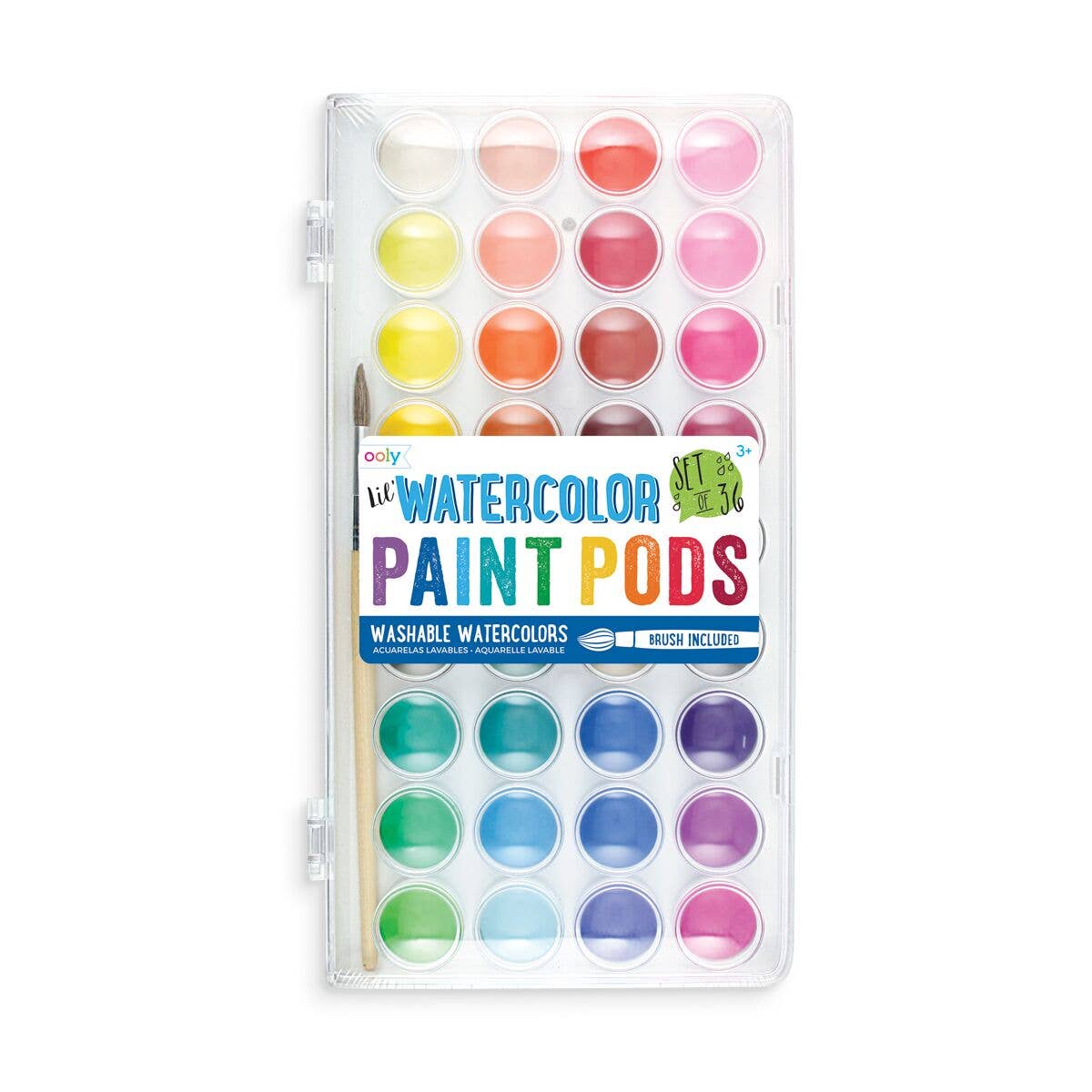 Lil' Paint Pods Watercolor Paint - Set of 36 - Einstein's Attic