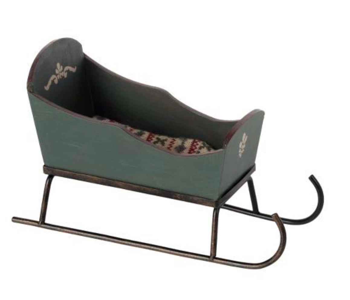 Maileg Mini Christmas Tree, Sleigh & Garland - Einstein's Attic