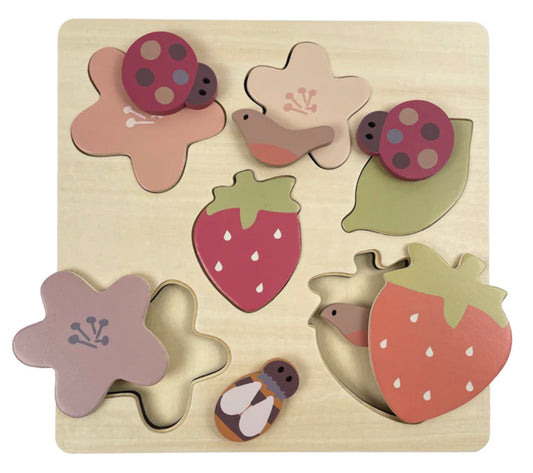 Wooden Strawberry Puzzle