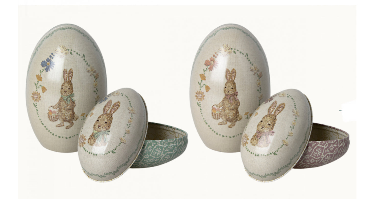 Easter egg set, Metal
