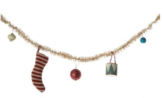 Maileg Mini Christmas Tree, Sleigh & Garland - Einstein's Attic