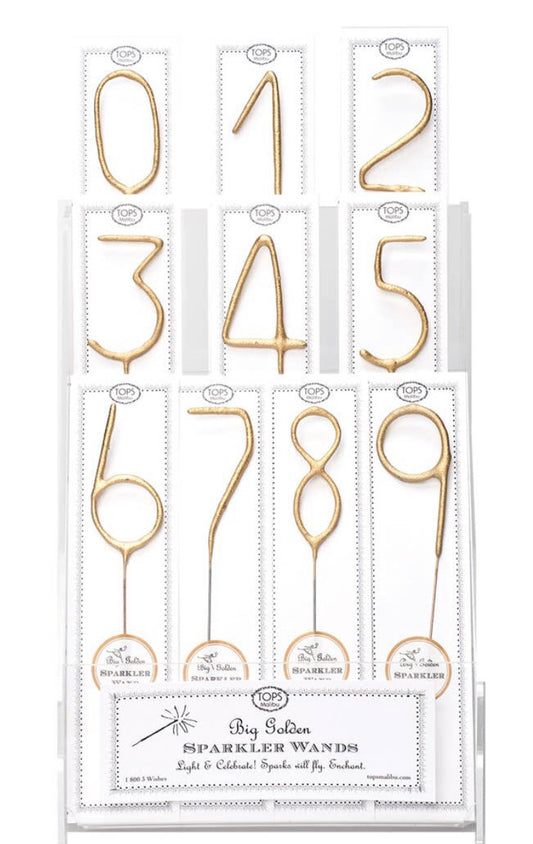 Candles Number Sparkler BIG 8” - Einstein's Attic