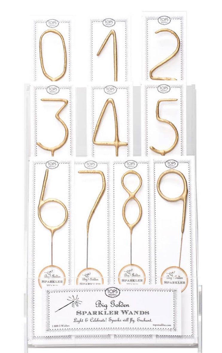 Candles Number Sparkler BIG 8” - Einstein's Attic