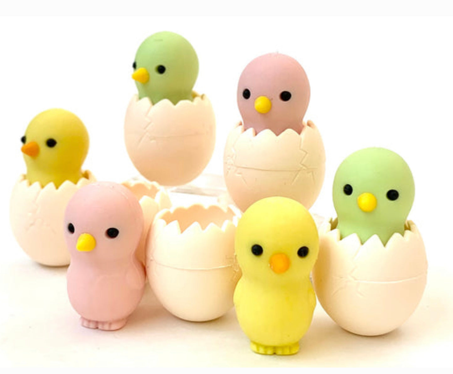 Baby Chick in Egg Puzzle Erasers - Einstein's Attic