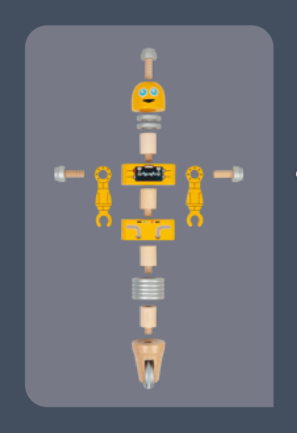 Toddler BRICO'KIDS DIY Build your own ROBOTS - Einstein's Attic