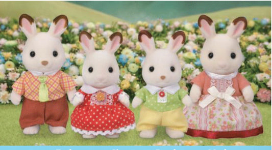 Chocolate Rabbit Family
