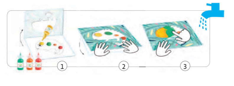 Le Petite Artist -My First Mess-Free Finger Painting 18m+ - Einstein's Attic