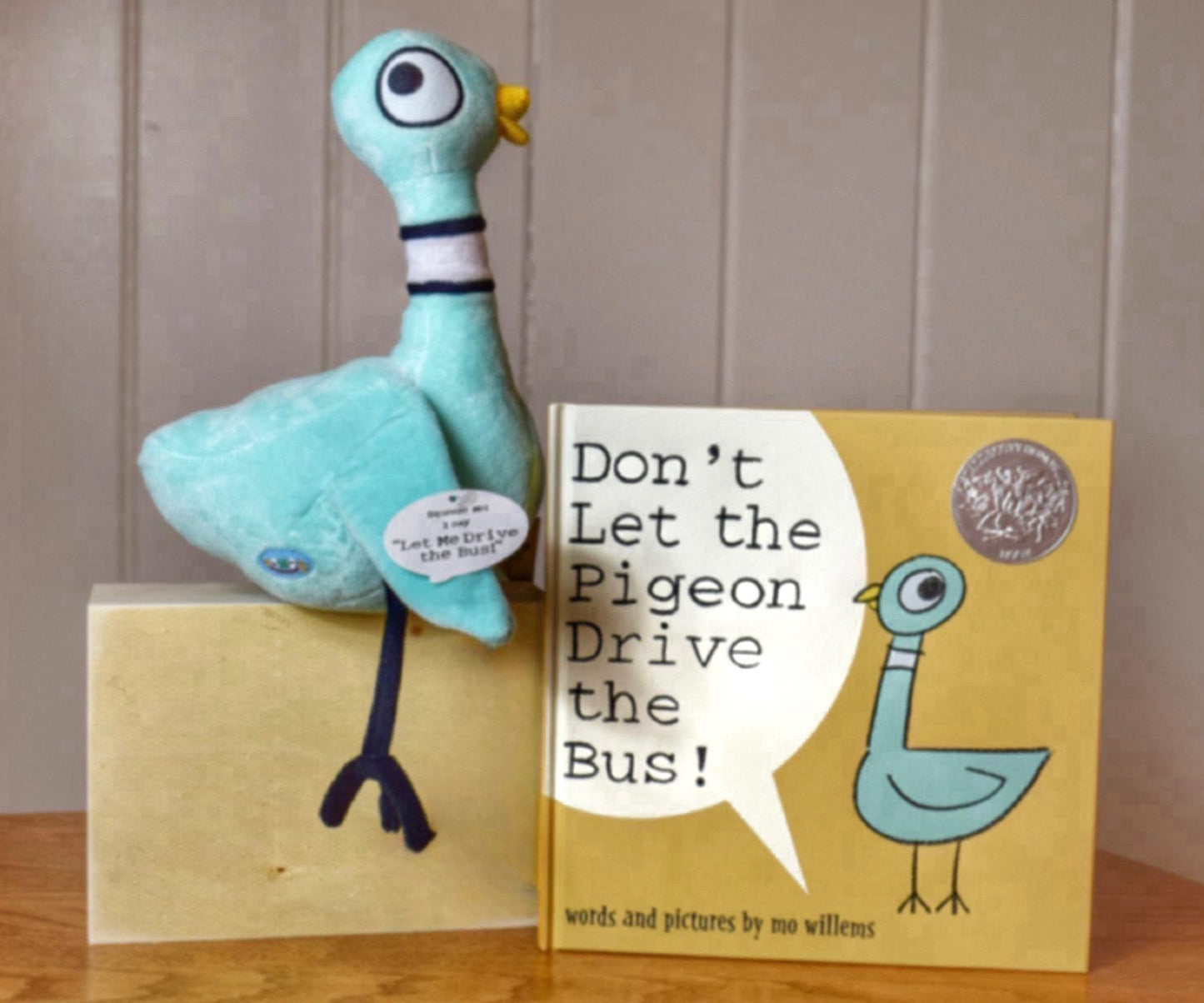 Don’t Let the Pigeon Drive the Bus Doll and Hardcover Book - Einstein's Attic