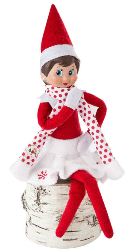 Elf on the Shelf Claus Couture Snowflake Skirt & Scarf