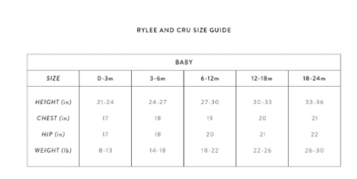 0-3m Rylee + Cru BABY OVERALLS || SAND STRIPE