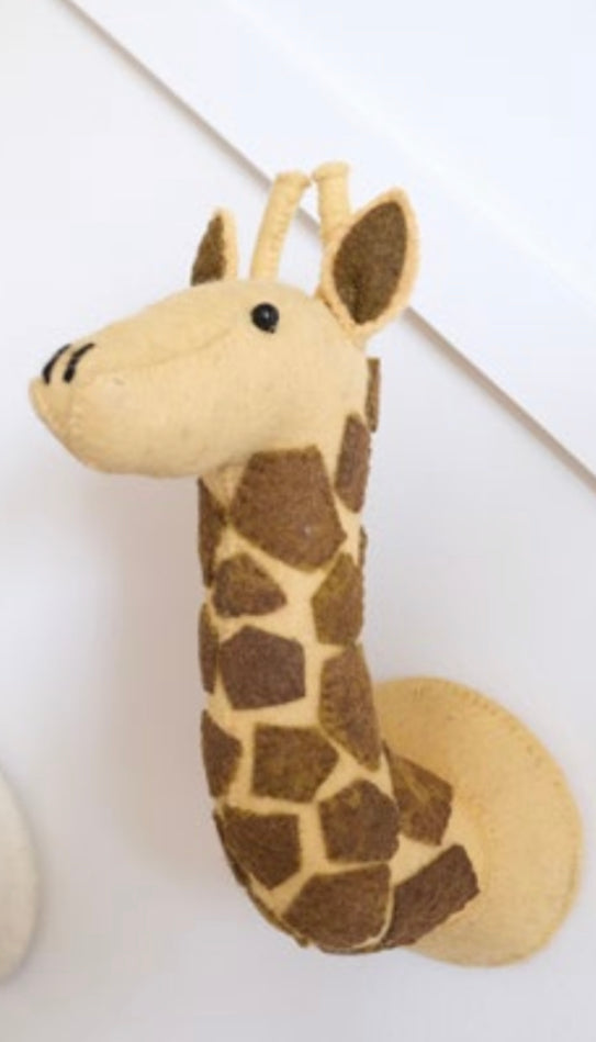 Organic Wool Animal Heads - Einstein's Attic