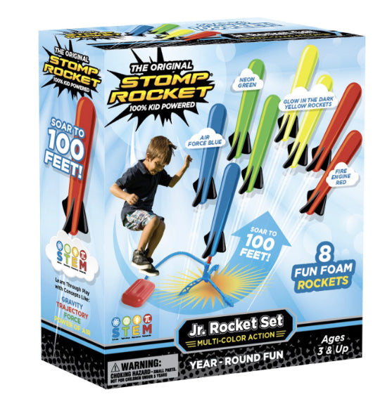 STOMPROCKET-JR Rainbow Rocket Kit - 8 Rockets