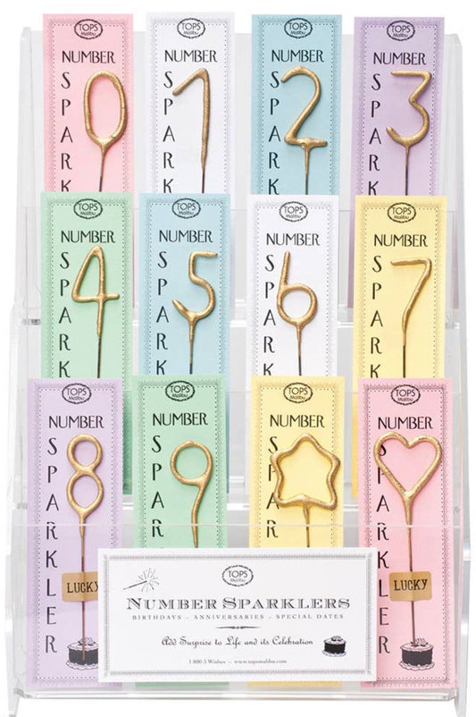 Candles Number Sparkler 5” - Einstein's Attic