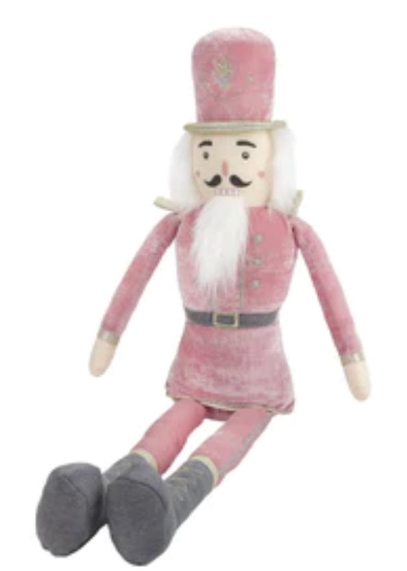 Large Pink Nutcracker Shelf Sitter