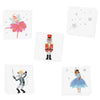 NUTCRACKER holiday kids temporary tattoos