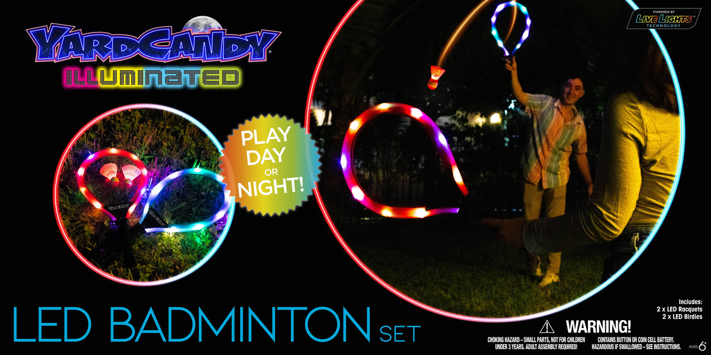 Badminton Set Illuminated LED YardCandy