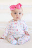 Little Sister Ruffle Zipper Footie