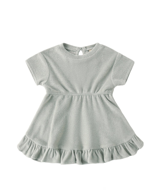 TERRY DRESS SAGE