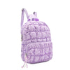 Quilted Scrunchies Mini Backpack: Orchid