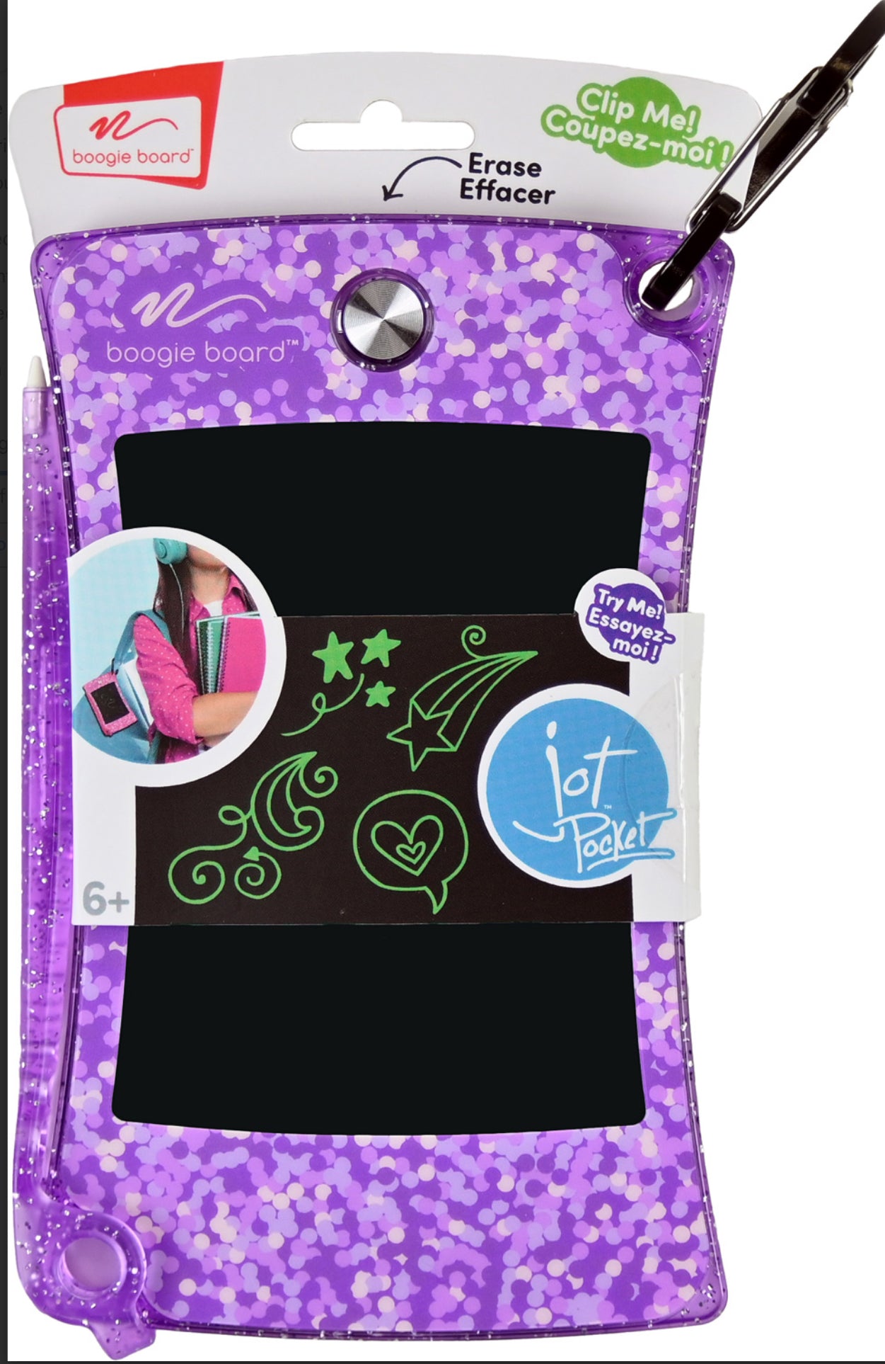 JOT Pocket Writing Tablet - Shimmer Purple