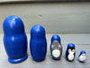 RAIN DEER BEAR OWL Nesting Dolls Set, 5 Pcs/4" ZOO ANIMALS