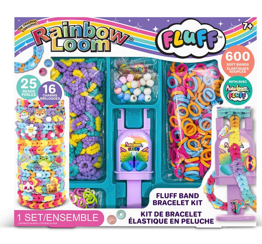 Rainbow Loom Fluff Band Bracelet Kit