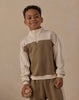 QUARTER ZIP CREW OLIVE