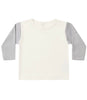 LONG SLEEVE RAGLAN TEE CLOUD + DRAWSTRING PANT CLOUD STRIPE