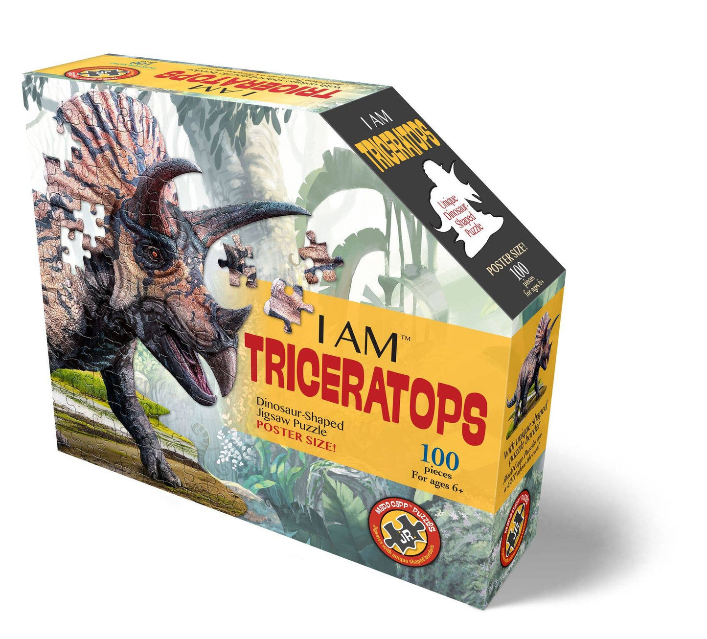 I AM Triceratops 100 piece jigsaw puzzle - gift