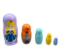 CINDERELLA Nesting Dolls Set, 5 pcs/6" purple