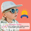 Round Sunglasses | Dusty Rose: Toddler (Ages 2-4) / Brown Polarized Lens