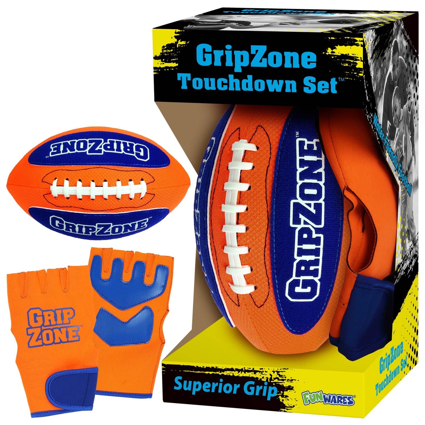 GripZone Touchdown Set - Kids Outdoor Games - Novelty Gifts