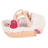 Carry Cot with Baby Grace, Bottle & Blanket