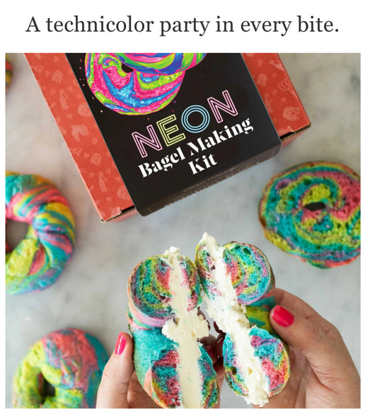 Neon Bagel Making Kit