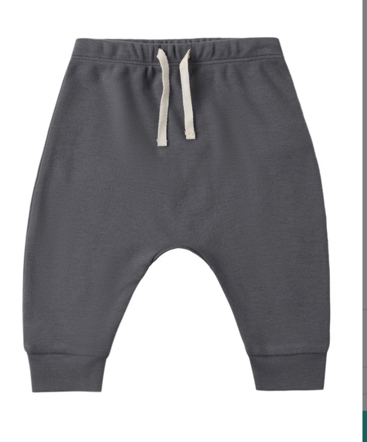 LONG SLEEVE HENLEY TEE + DRAWSTRING PANT MIDNIGHT