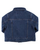 Boys Medium Wash Denim Jacket: Blue