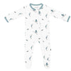 Kyte Baby Zippered Footie in Blue Heron