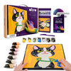OKTO Clay-by-Numbers Kit – “Cat” (11.4” x 11.4”) 