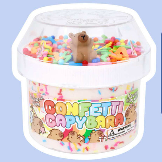 Dope Slime- Confetti Capybara