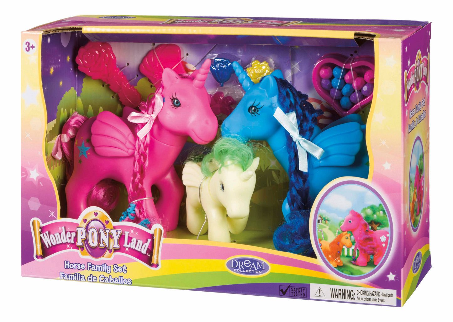 Toysmith Wonder Pony Land Horse & Family Set