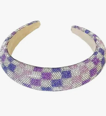 Era Crystal Check Headband