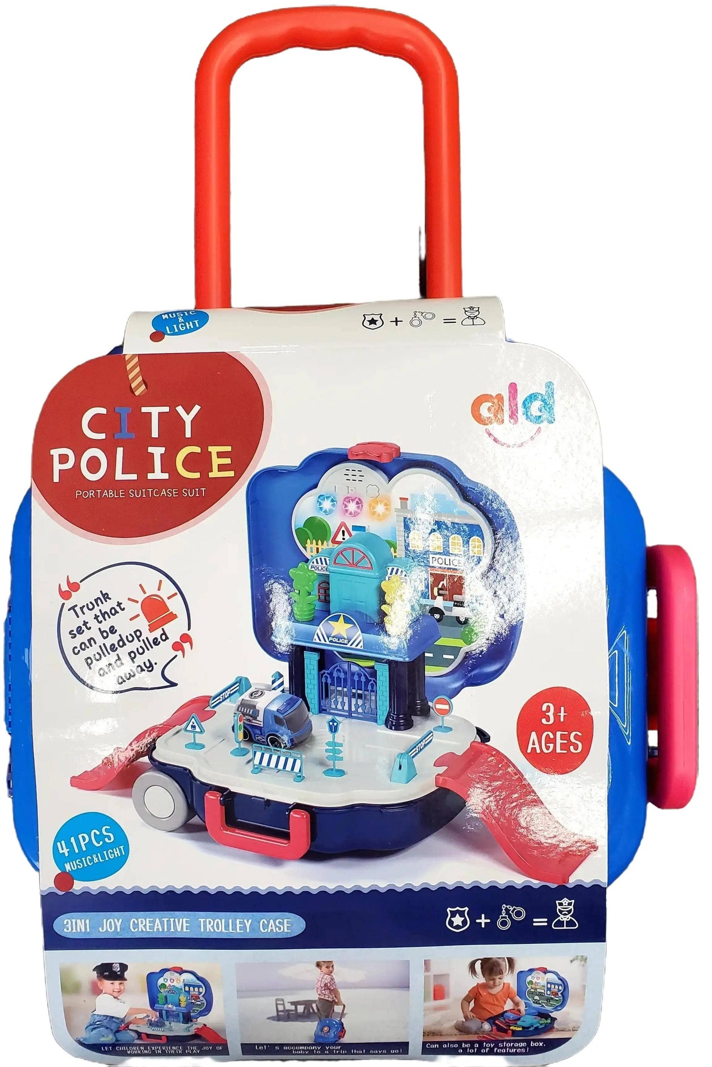 City Police Luggage Play Set