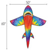 5' 3D Tie Die Shark Kite