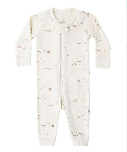 ZIP LONGSLEEVE SLEEPER FARM