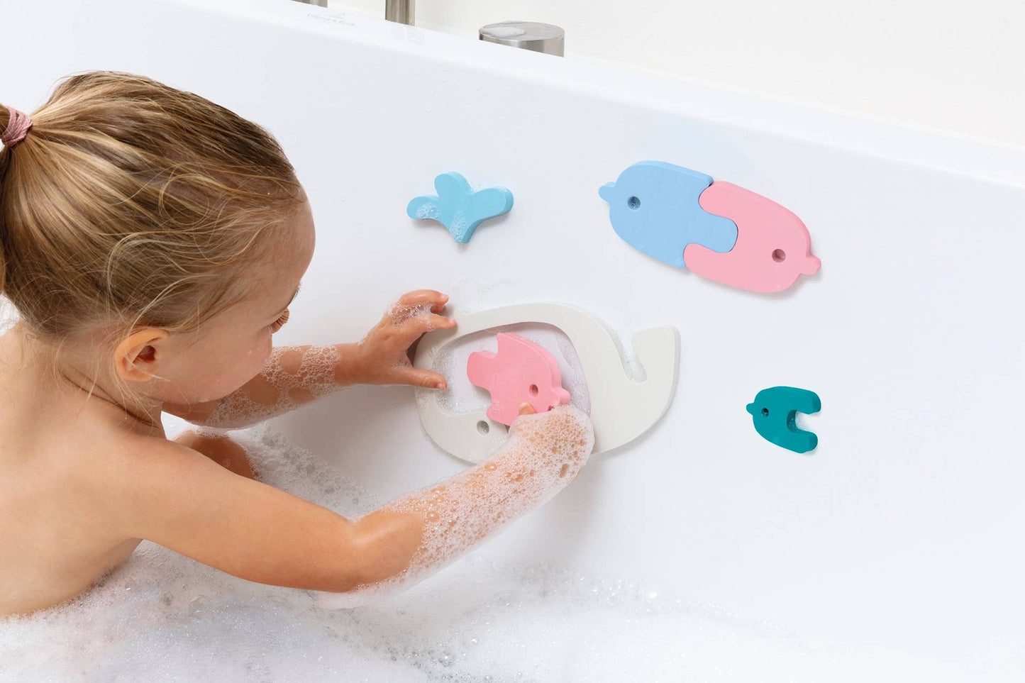 Quut Bath Puzzle - Bath time is even more fun! Bath Toys: Whale