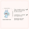 Labubu cute deco sticker