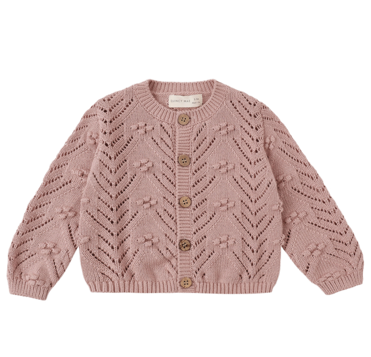 KNIT CARDIGAN MAUVE